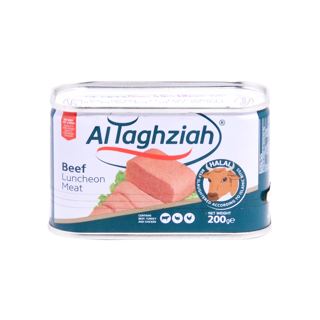 Al Taghziah Beef Luncheon Meat 200g