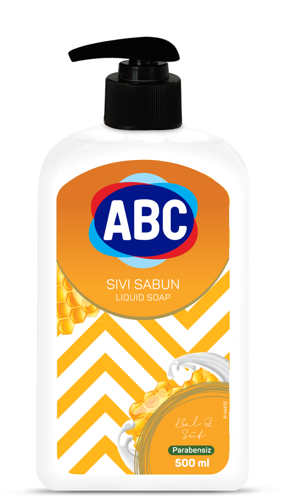 ABC Liquid Soap Honey &amp; Milk 500ml
