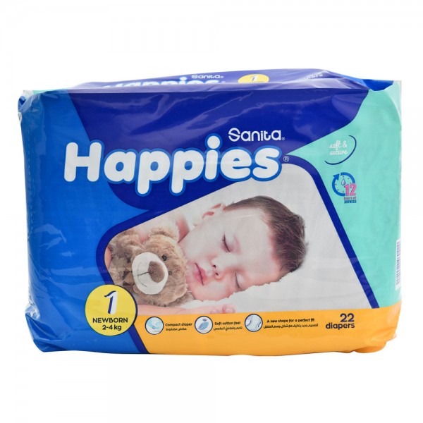 Couche Happies T1 (3-5kg)