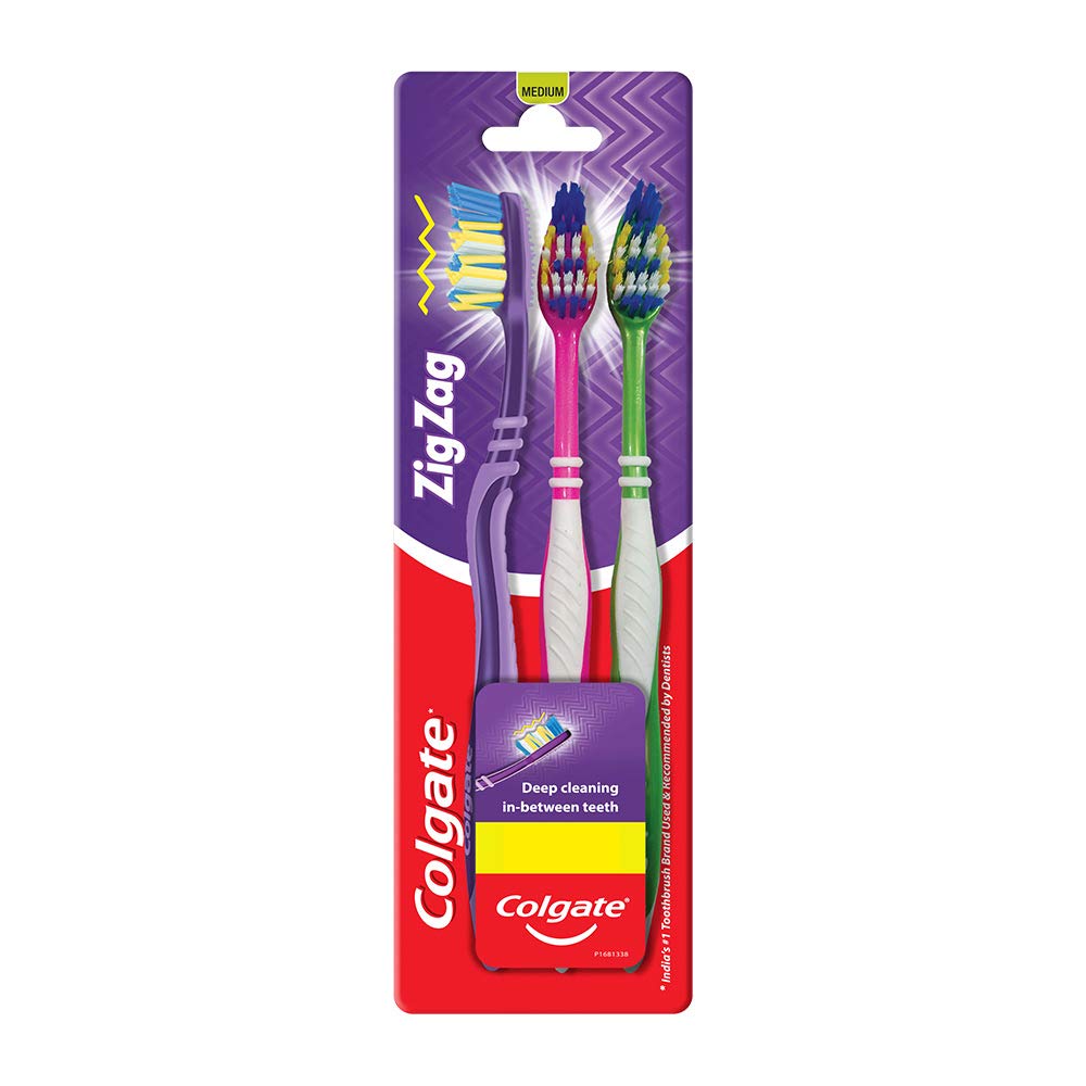 Brush Colgate ZigZag M x3