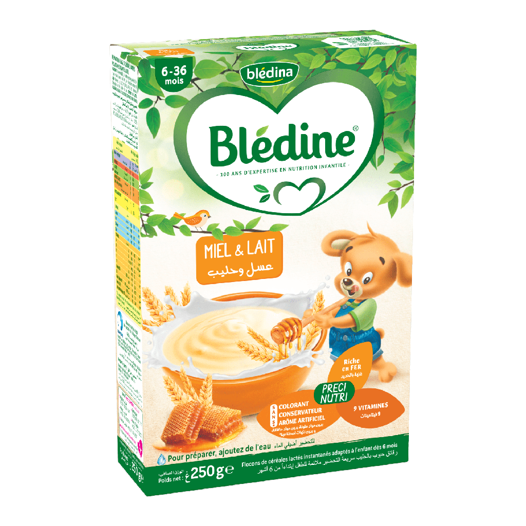 Bledine 250g Miel &amp; Lait