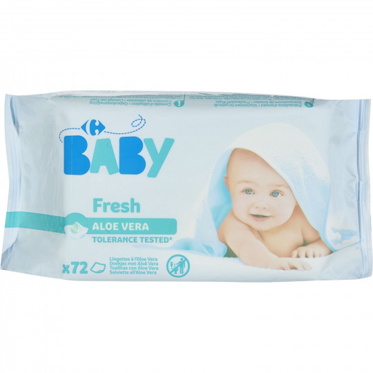 CF Lingettes Baby fresh aloe vera