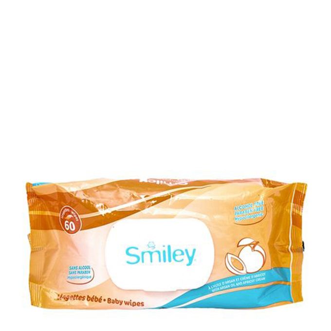 Lingettes Smiley à l'huile d'argan