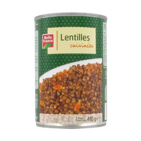 BF Lentilles cuisinees 400g