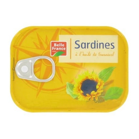 BF Sardines à l'huile de tournesol 135g