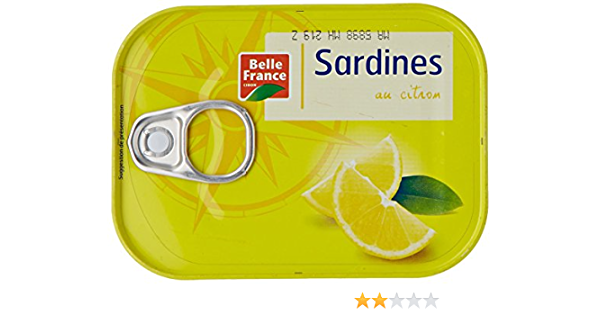BF Sardines au citron 135g