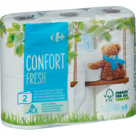 CF Papier Toilette Confort fresh x6