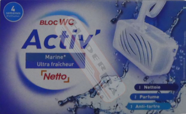 NETTO Bloc WC Activ Marine x3