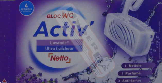 NETTO Bloc WC Activ Lavande x3