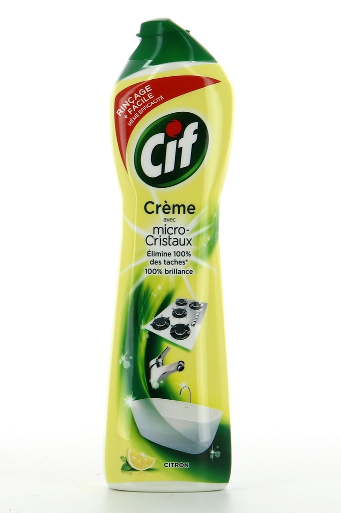 Cif avec micro-cristaux citron 500ml