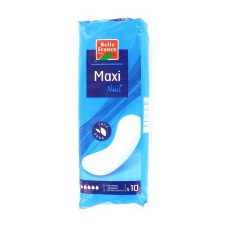 BF Maxi Nuit Serviettes x10