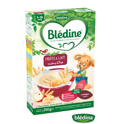 Bledine Fruits &amp; Lait 250g