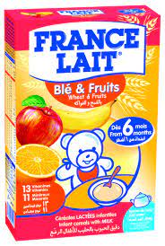 France Lait Blé Fruits 250g