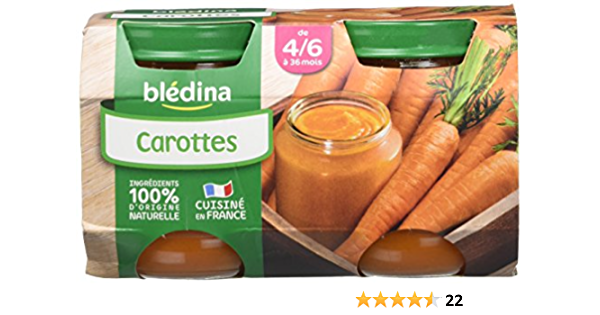 Bédina Petit pot Carrot 130g