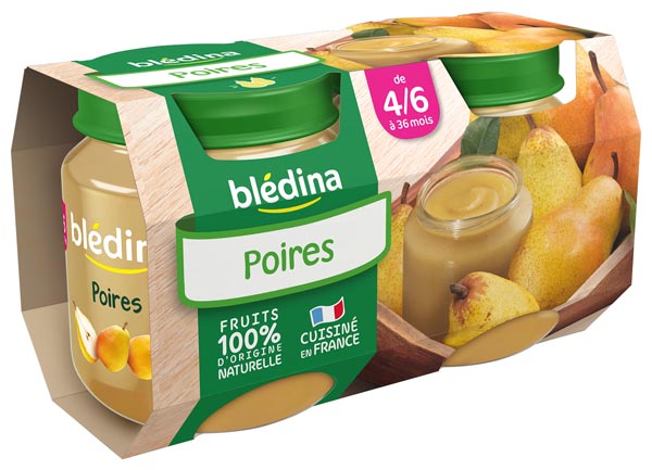 Bédina Petit pot Poires 130g