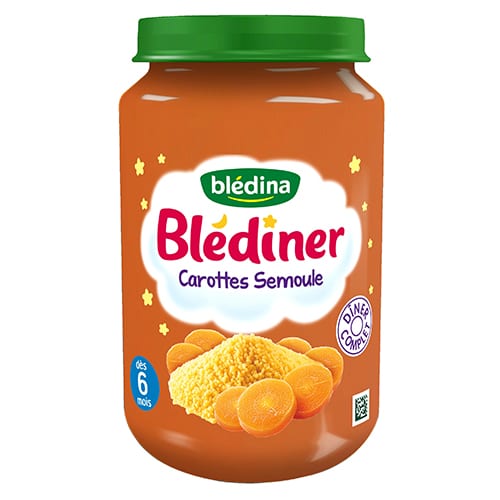 Bédina Carottes Semoule 200g