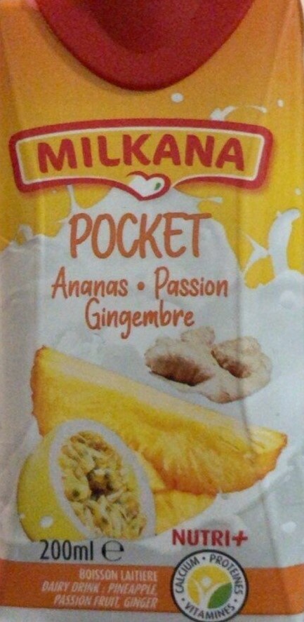 Milkana Pocket Ananas 200ml