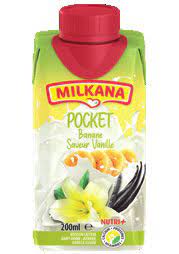 Milkana Pocket Banane 200ml