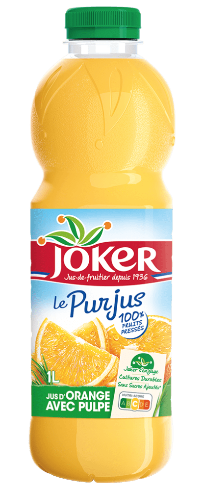 Joker Jus d'orange avec pulpe 1L