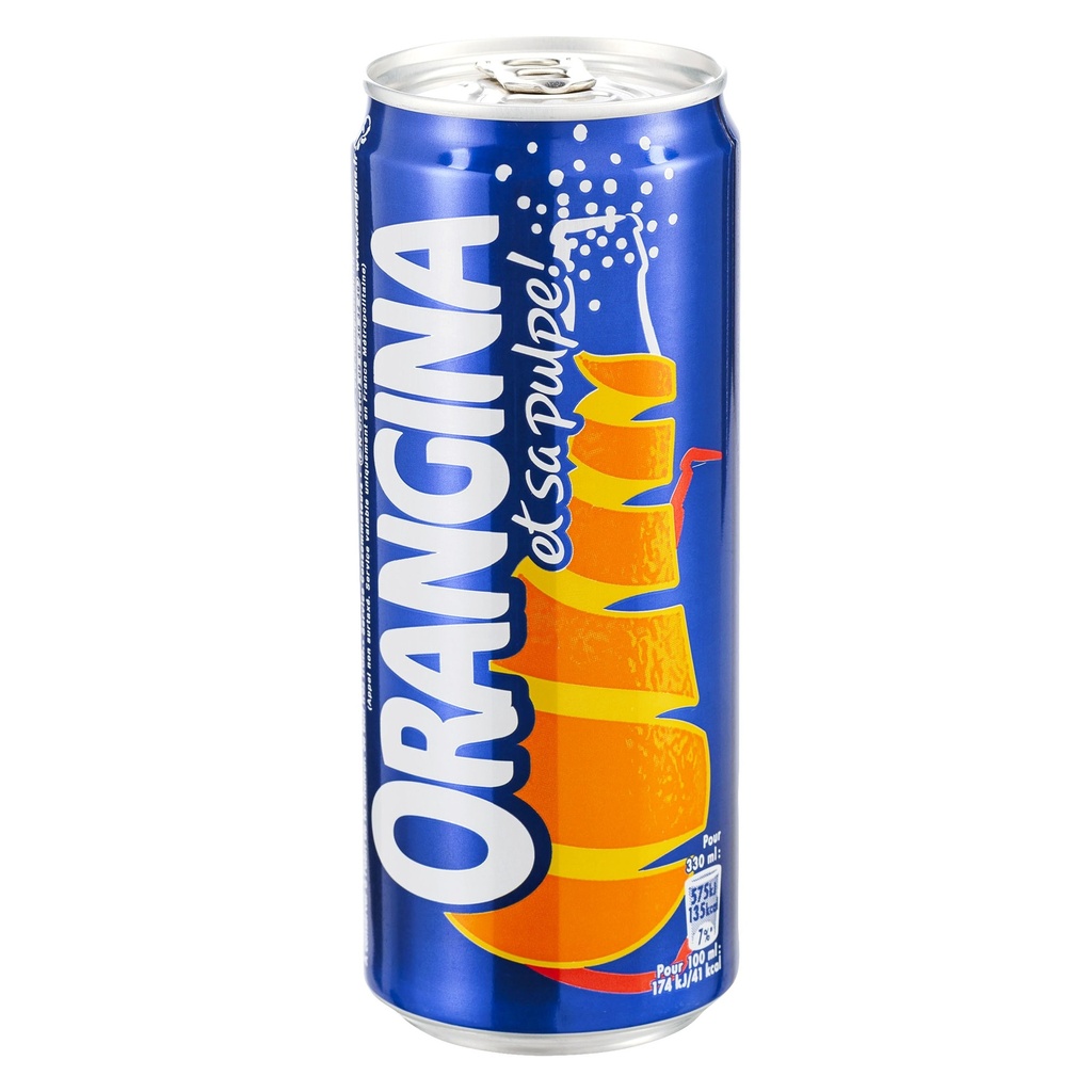 Jus Orangina en boite 330ml