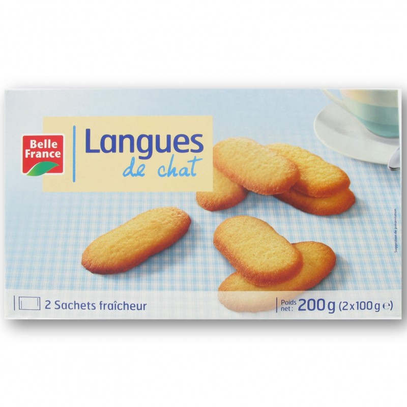 BF Langues de chat 200g