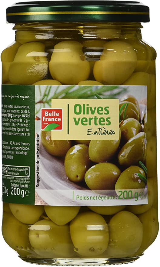 BF Olives vertes 200g