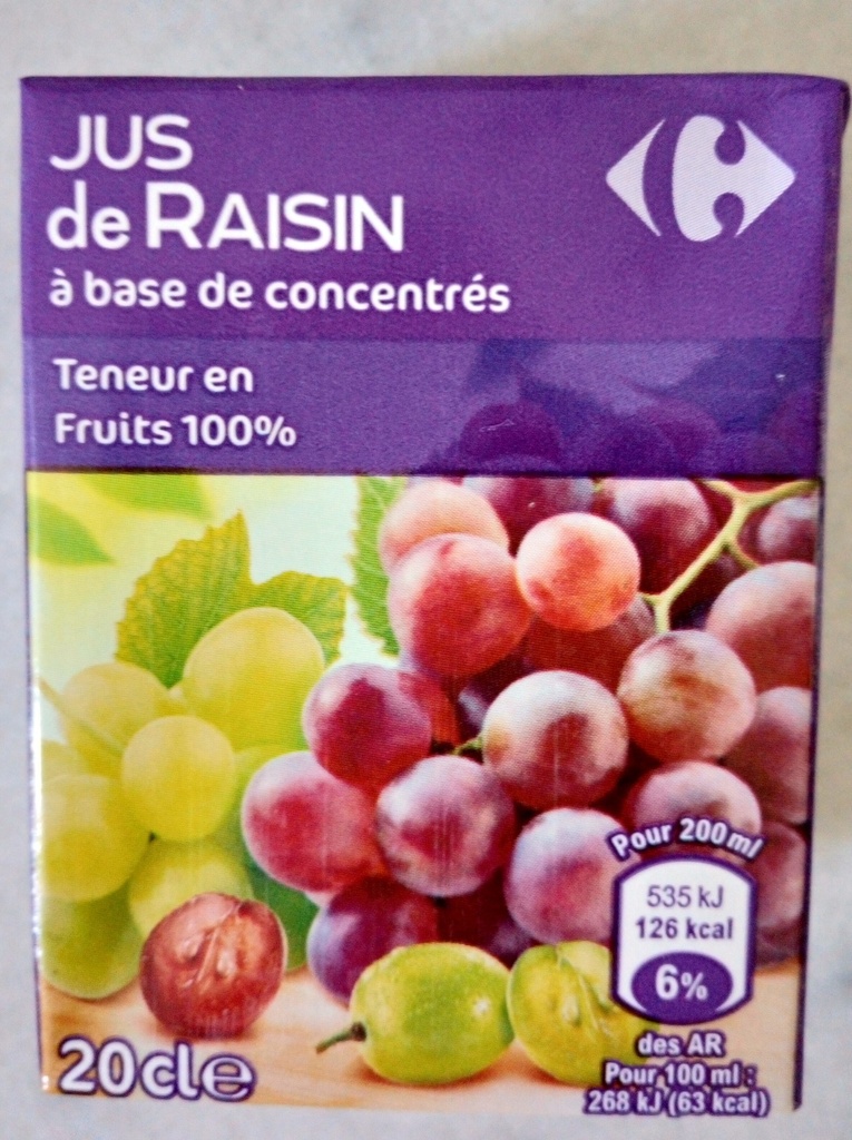 CF Jus Raisin 20cl