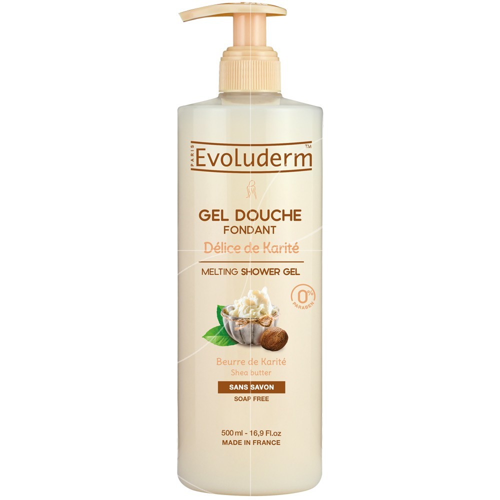 Evoluderm Gel Douche Kariteh 500ml