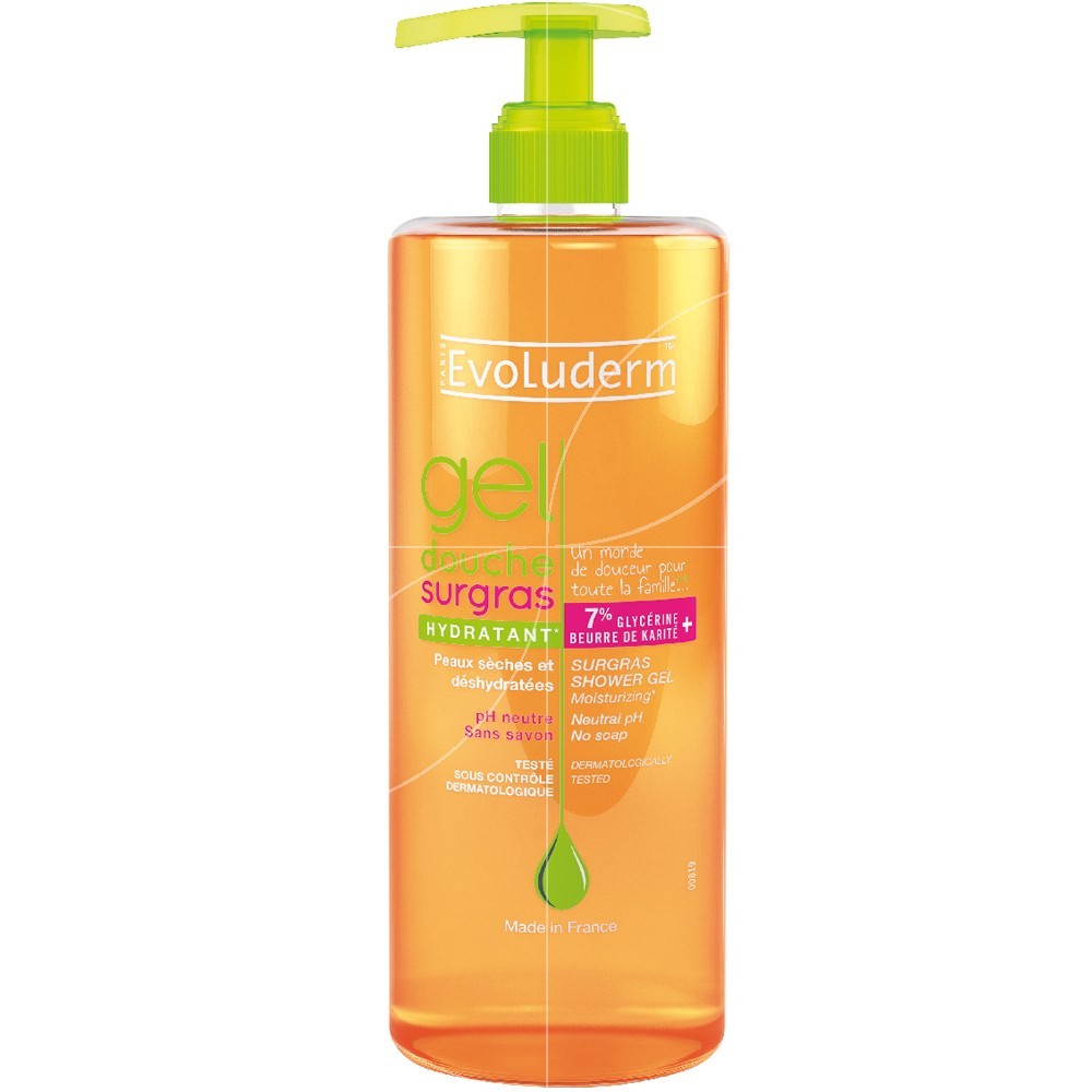 Evoluderm Gel Douche Surgras 500ml