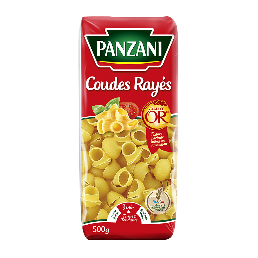 LP Pate Coudes Rayes 500g