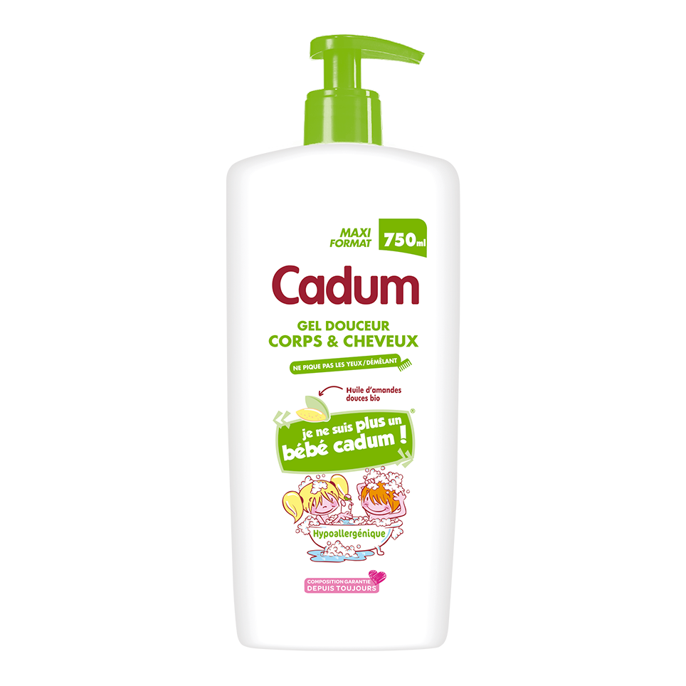 Cadum Bebe Gel &amp; cheveux 750ml