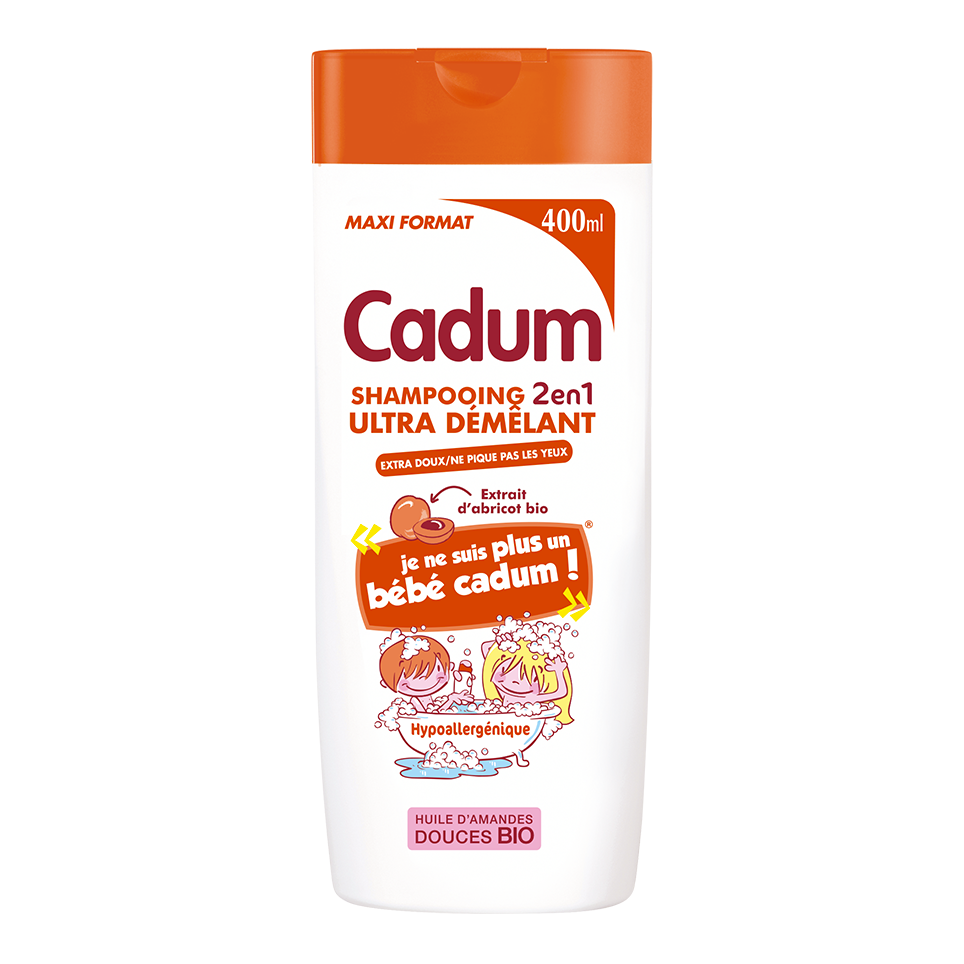 Cadum Shampooing 2en1 Ultra Demelant 400ml