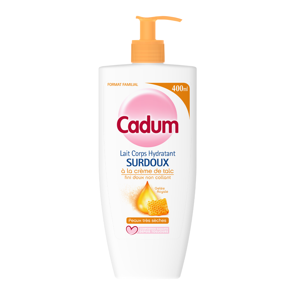 Cadum Lait corps Hydratant 400ml Talc Surdoux