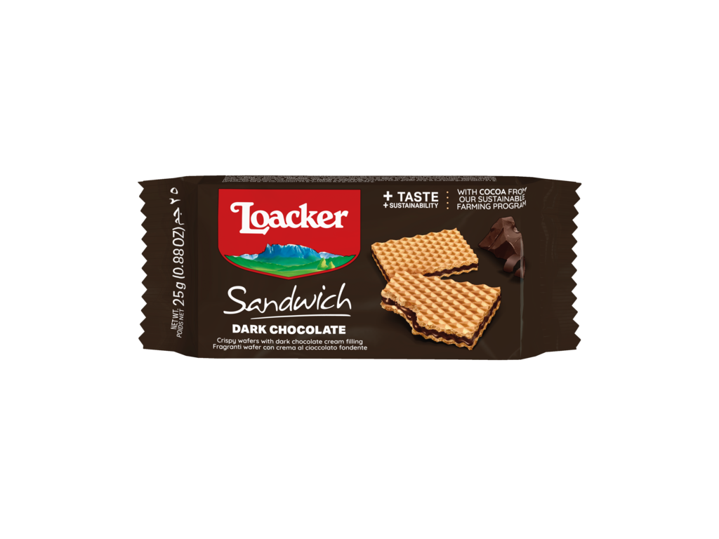 Biscuit Loacker Dark Chocoate 25g