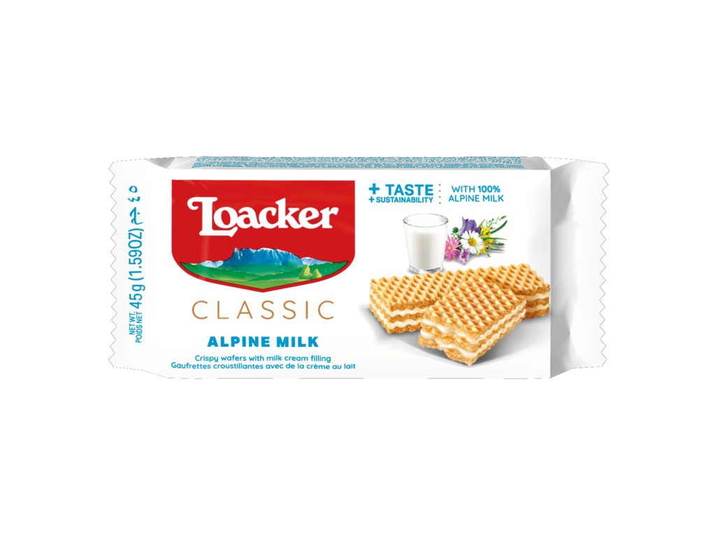 Biscuit Loacker Classic Alpine Milk 45g