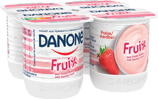 Yaourt Danone Fraise 4x125g