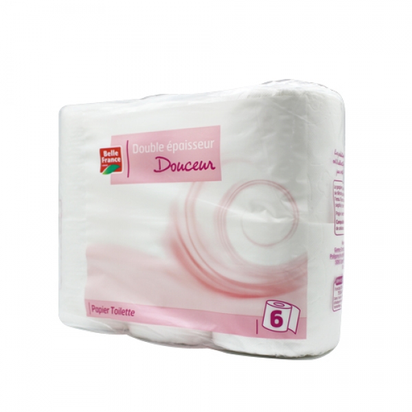 BF P. T. Double epaisseur Douceur Decore x6