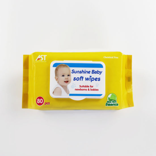 Lingettes Baby Wipes Yellow 80