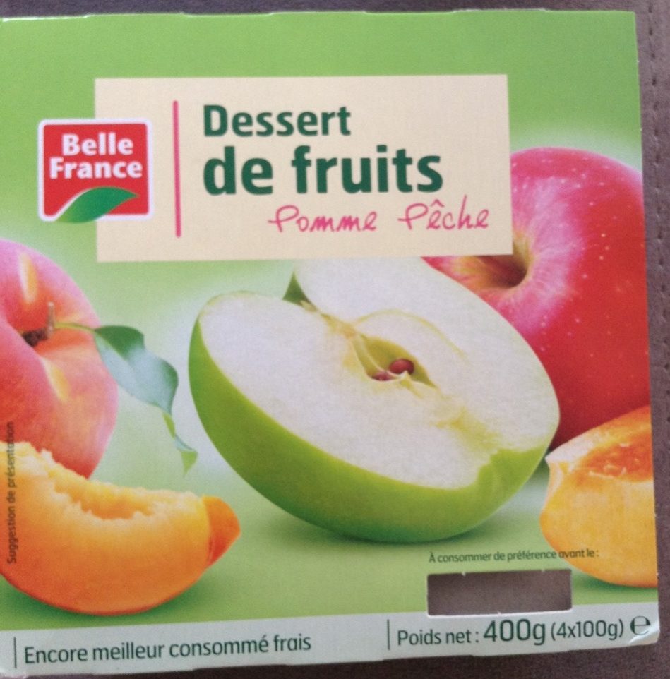 BF Dessert Pomme Peche 4x100g