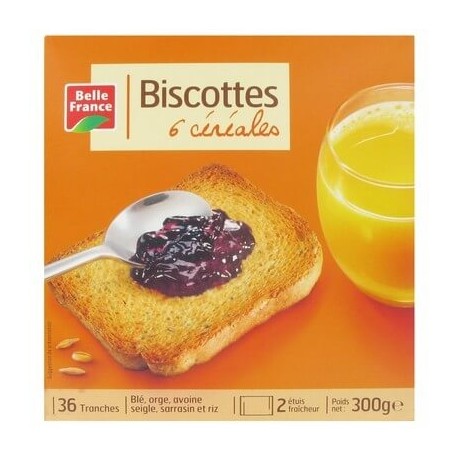 BF Biscottes 6 Cereales 300g