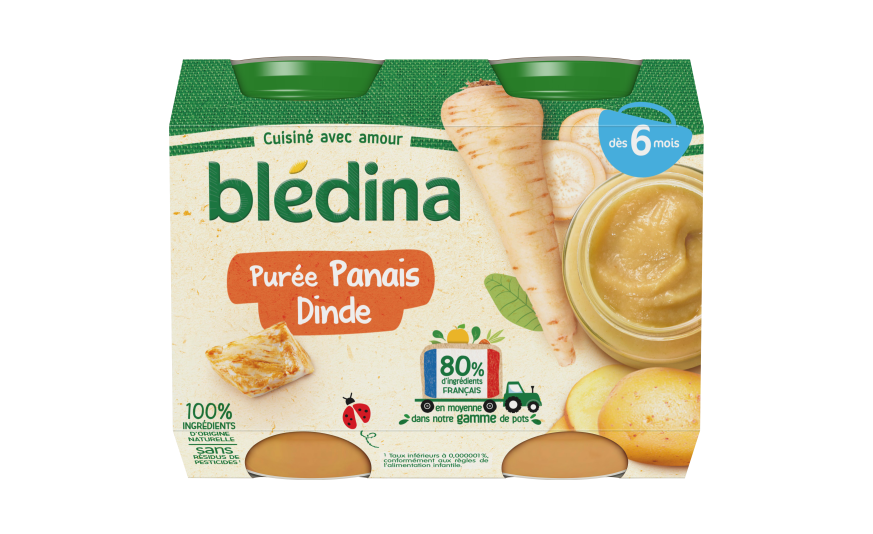 Bledina pot Purée Panais 200g