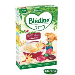 [Baby Foods] Bledine Fruits &amp; Lait 250g