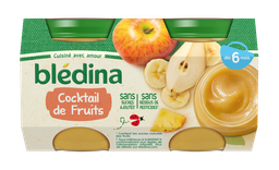 [Baby Foods] Bédina Petit Pot Cocktail de fruit 130g