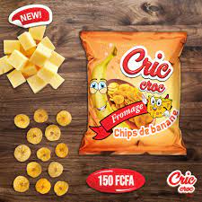 [Biscuit &amp; Chips] Chips Cric croc Chips de banane 30g