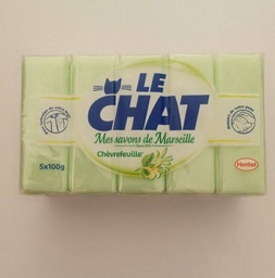 [Savonette] Savon Le Chat Chevrefeuille 5x100g