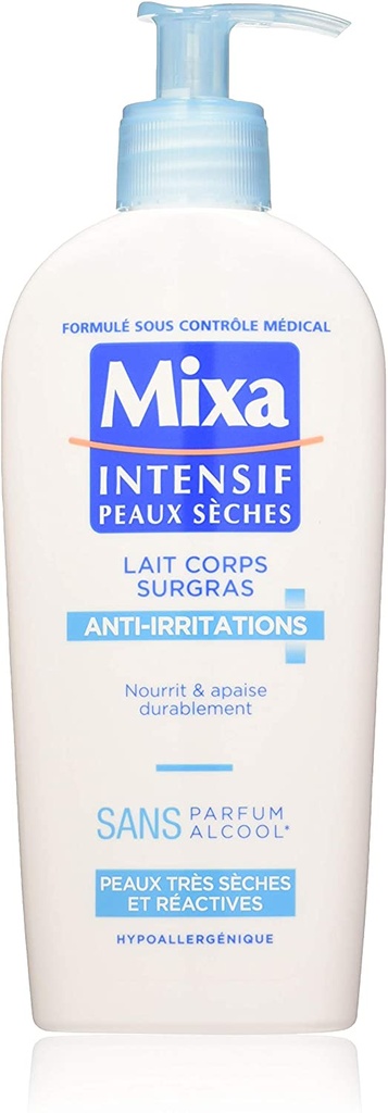 Mixa Intensif Peaux Sèches Anti Irritations 250ml