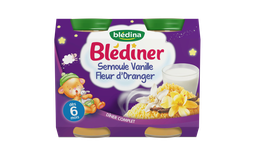 [Baby Foods] Bledina pot Semoule Vanille 200g